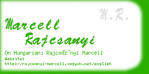 marcell rajcsanyi business card